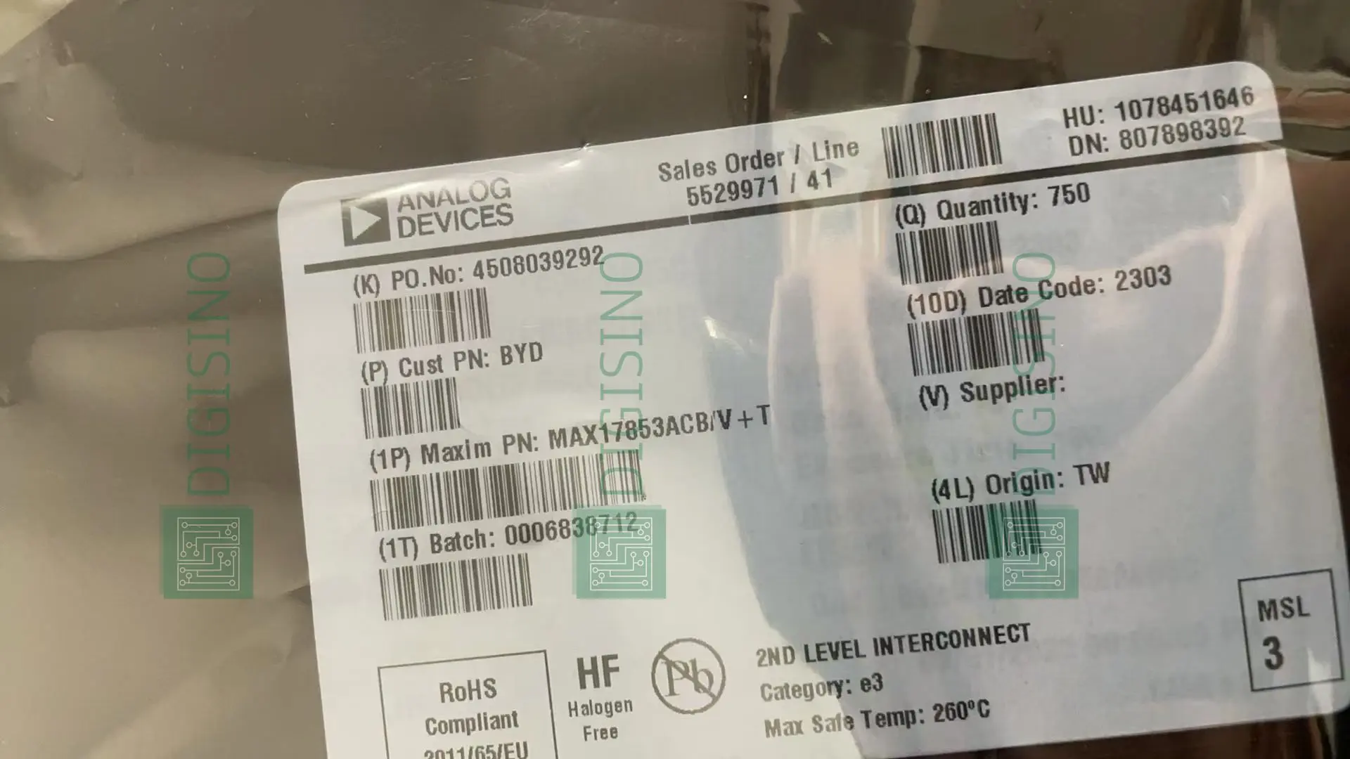 MAX17853ACBV+T Shipment from BYD